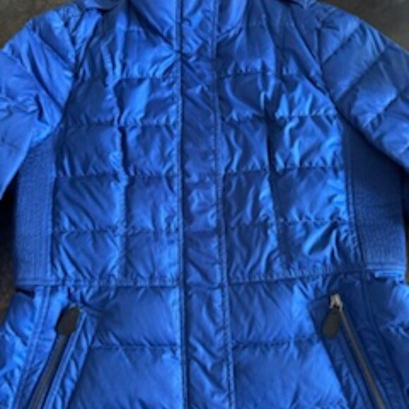 BURBERRY BRIT DALESBURY Blue Quilted Down Puffer Jacket size XL - Picture 13 of 13